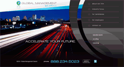 Desktop Screenshot of globalmanagementsearch.com